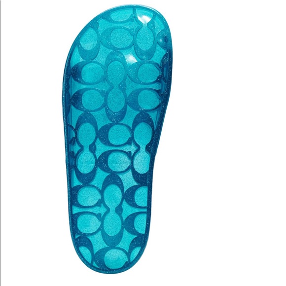 NEW Coach Waterproof Rubber Slides - Picture 8 of 10